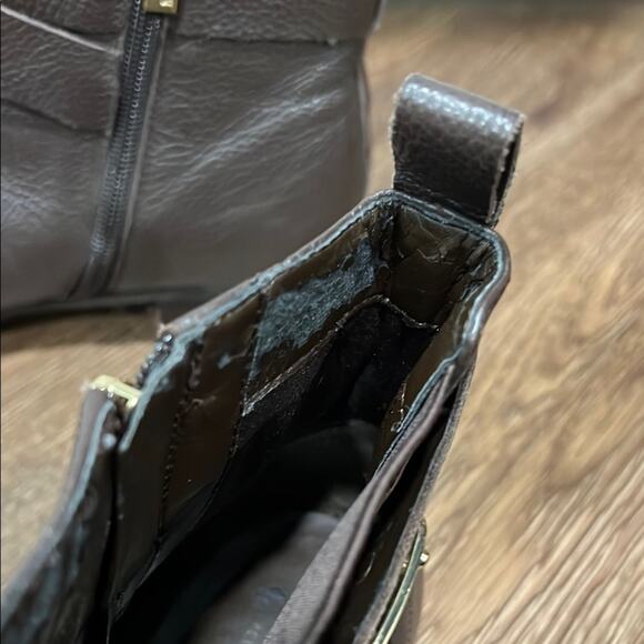 Isaac Mizrahi Brown Ankle Boots with Sleek Design - Picture 10 of 13